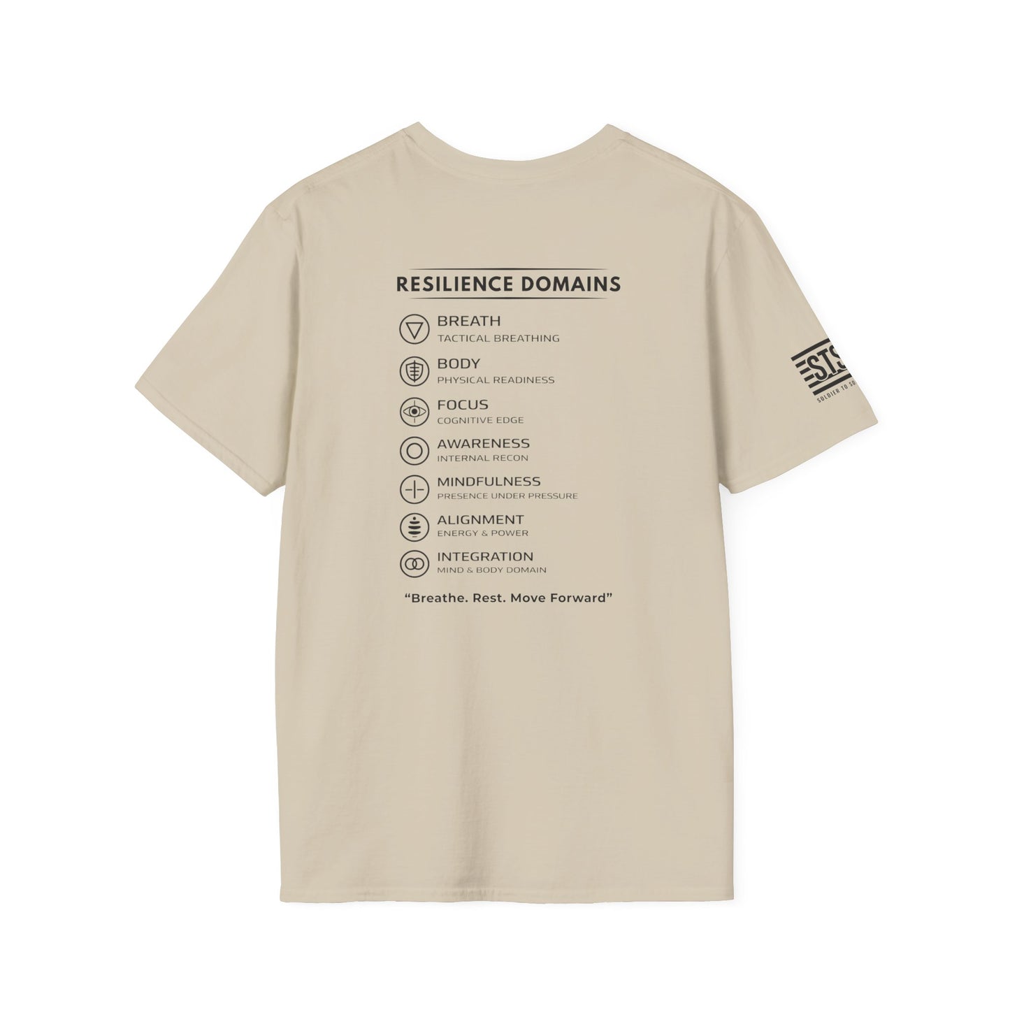 Military Resilience Shirt – Soldier Mindset Tactical Motivational Tee | Veteran Inspired Apparel | Soldier to Soldier Gear