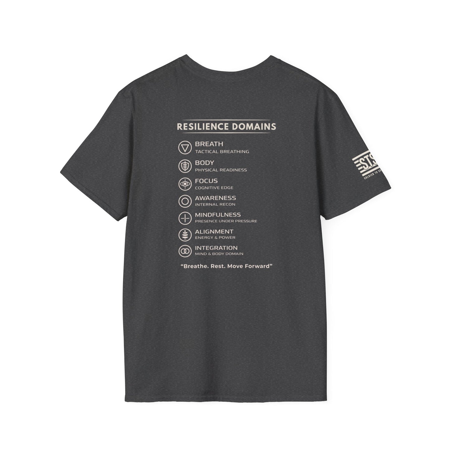 Military Resilience Shirt – Soldier Mindset Tactical Motivational Tee | Veteran Inspired Apparel | Soldier to Soldier Gear