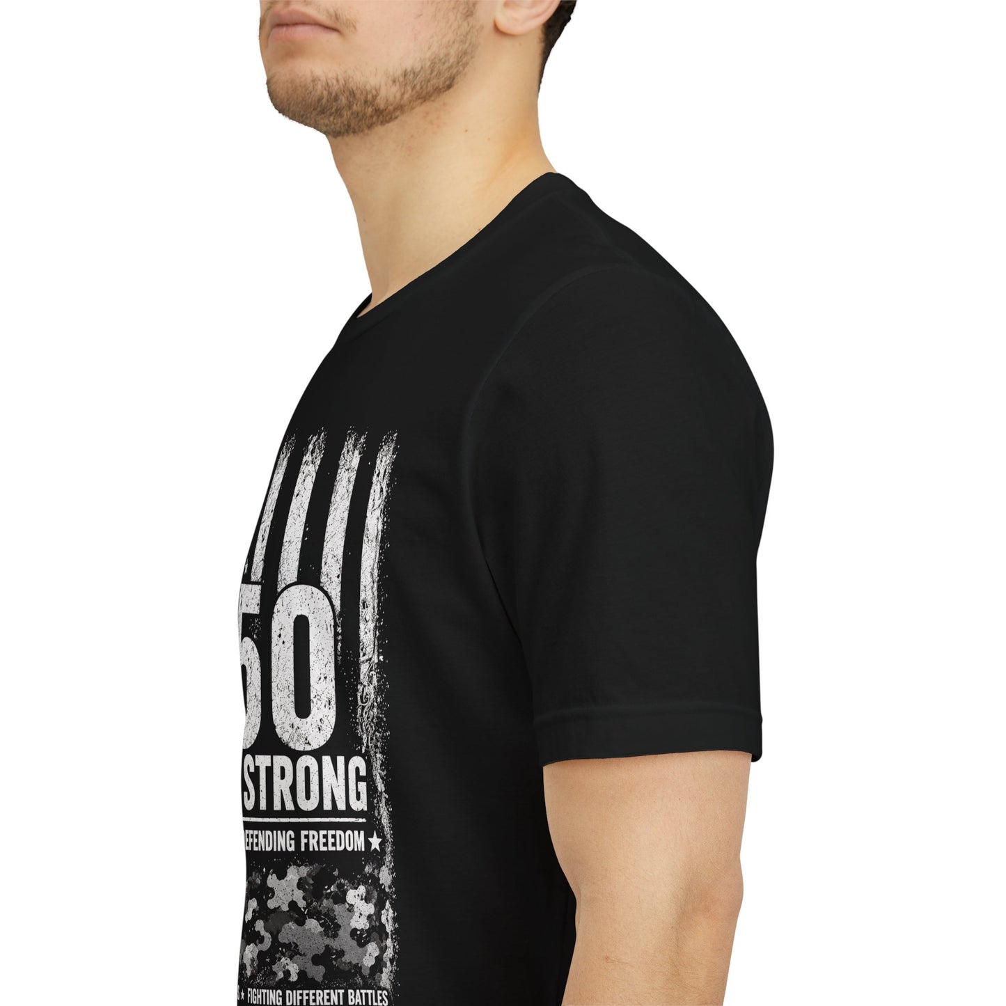 250 Years Strong Military T-Shirt – 1775-2025 Patriotic Service Timeline Tee | Veteran Tribute Graphic Shirt