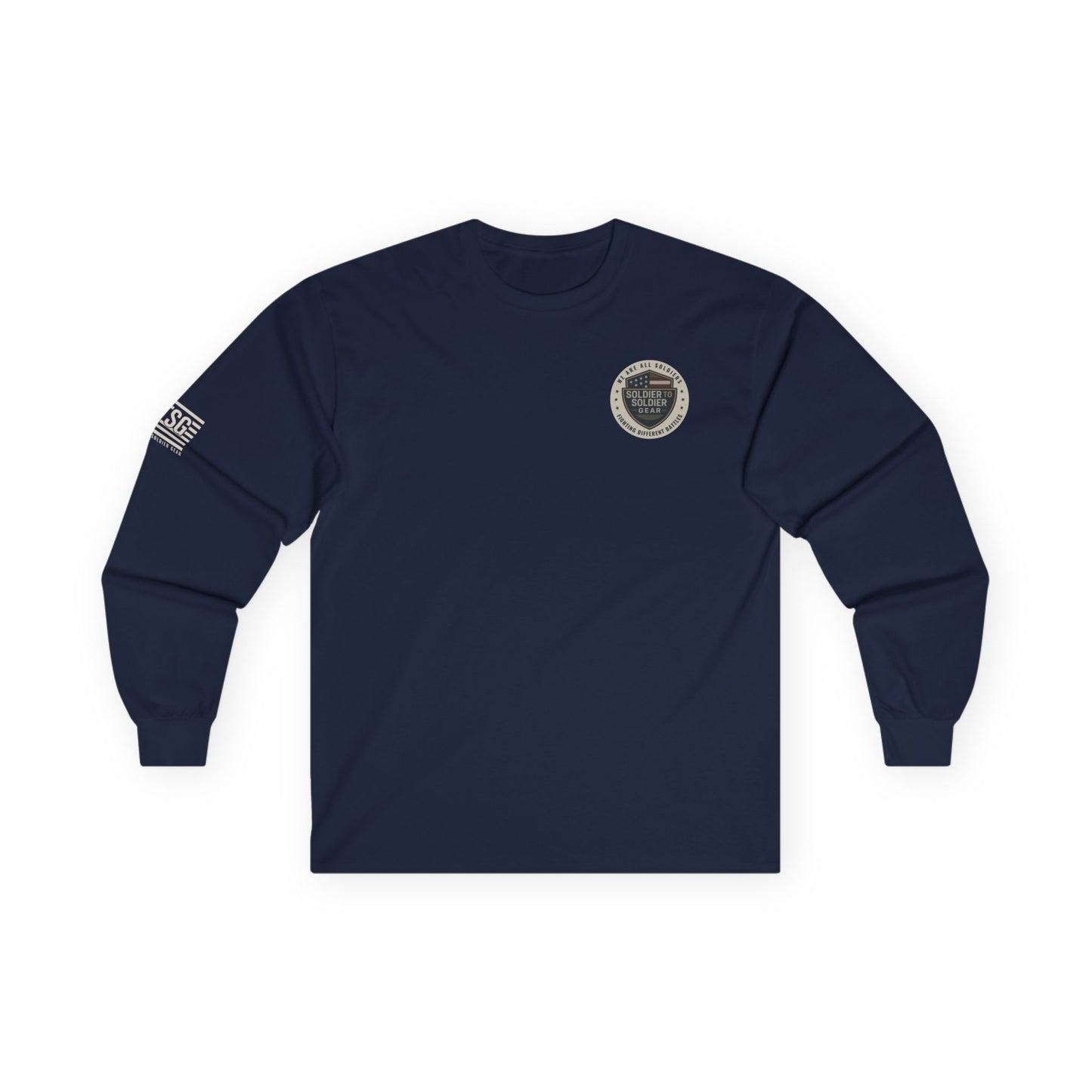 Wolf “The One You Feed” Mental Health Awareness Long Sleeve Tee | Veteran & Military Motivational Shirt | PTSD Resilience Wolf Graphic Apparel