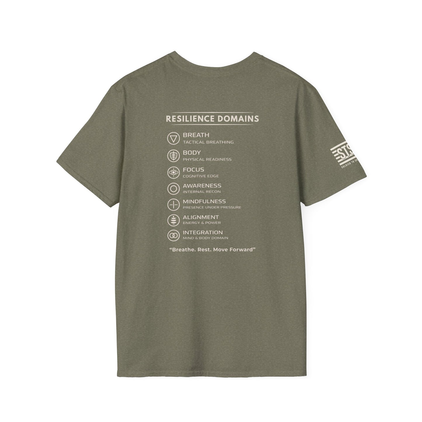 Military Resilience Shirt – Soldier Mindset Tactical Motivational Tee | Veteran Inspired Apparel | Soldier to Soldier Gear
