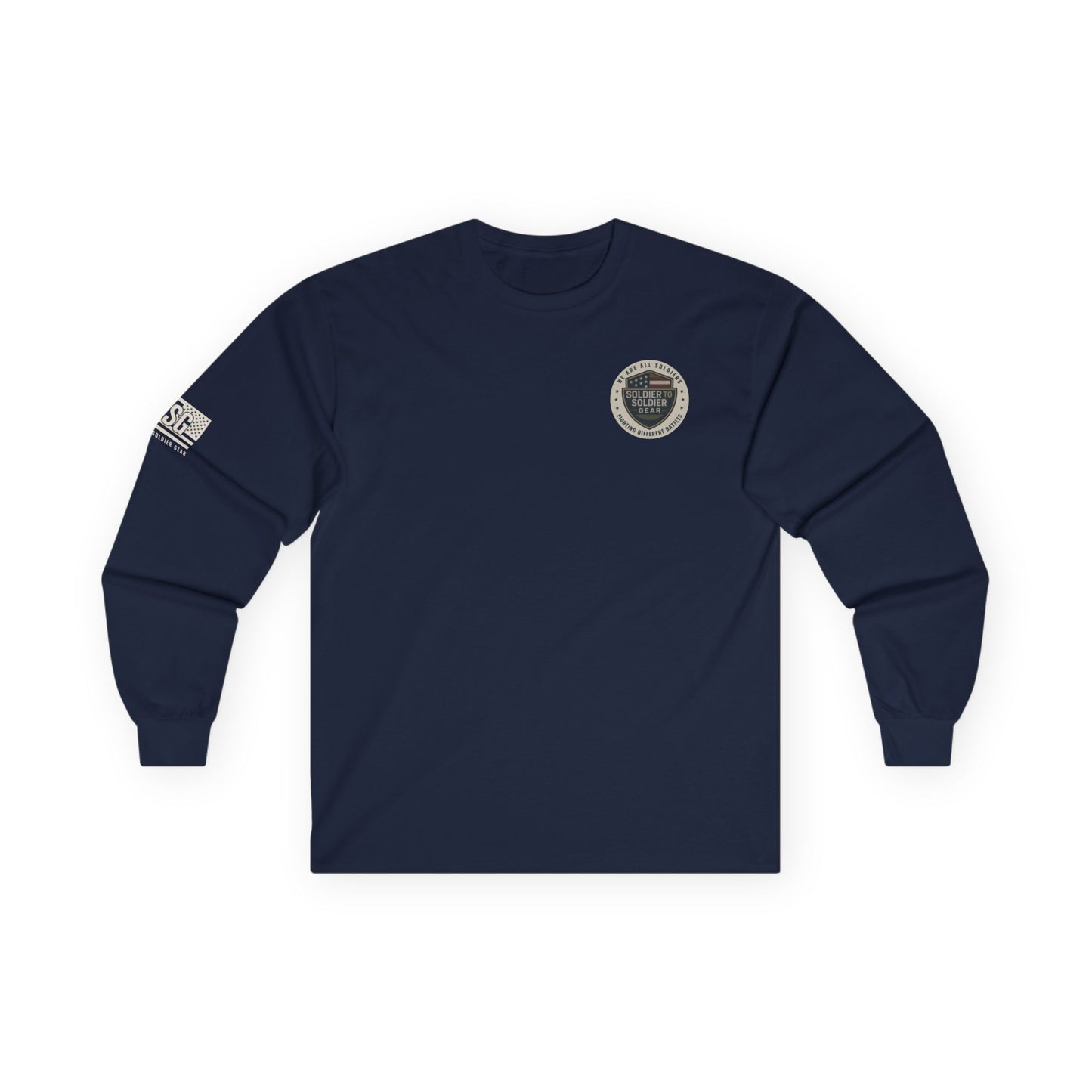 Wolf “The One You Feed” Mental Health Awareness Long Sleeve Tee | Veteran & Military Motivational Shirt | PTSD Resilience Wolf Graphic Apparel