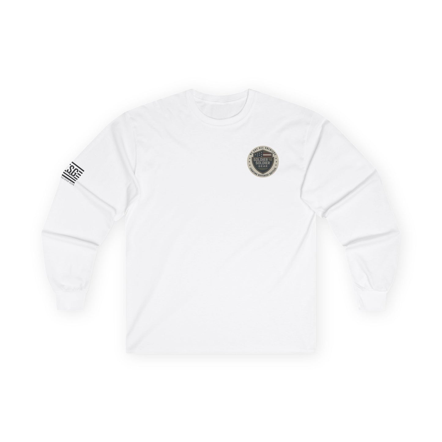 Wolf “The One You Feed” Mental Health Awareness Long Sleeve Tee | Veteran & Military Motivational Shirt | PTSD Resilience Wolf Graphic Apparel