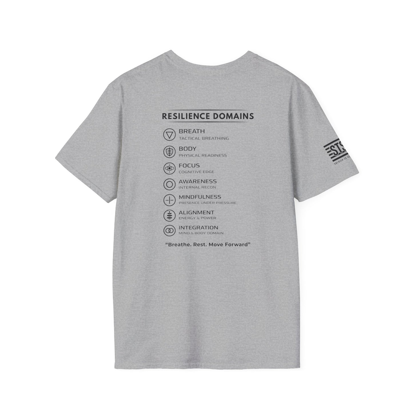 Military Resilience Shirt – Soldier Mindset Tactical Motivational Tee | Veteran Inspired Apparel | Soldier to Soldier Gear