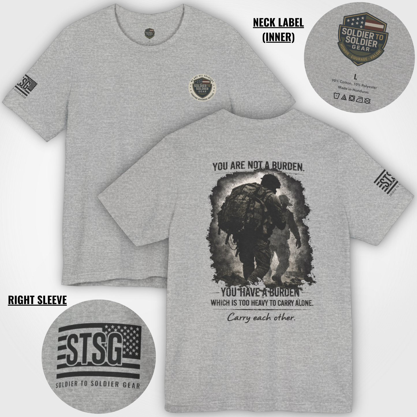 You Are Not a Burden Shirt | Veteran Mental Health Support Tee