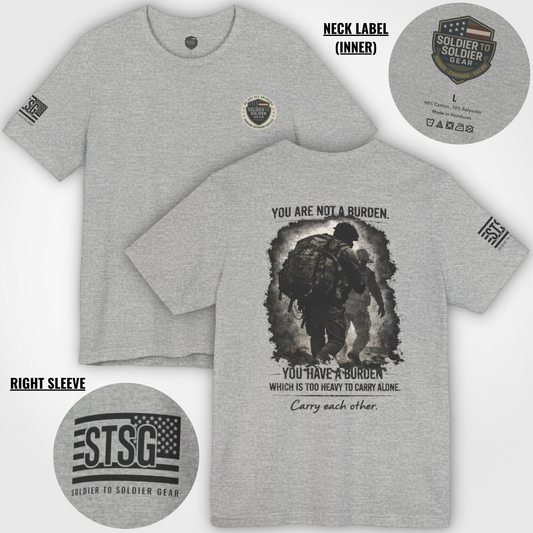 You Are Not a Burden Shirt | Veteran Mental Health Support Tee