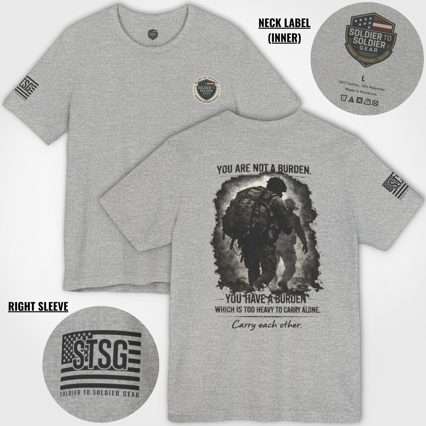 You Are Not a Burden Shirt | Veteran Mental Health Support Tee