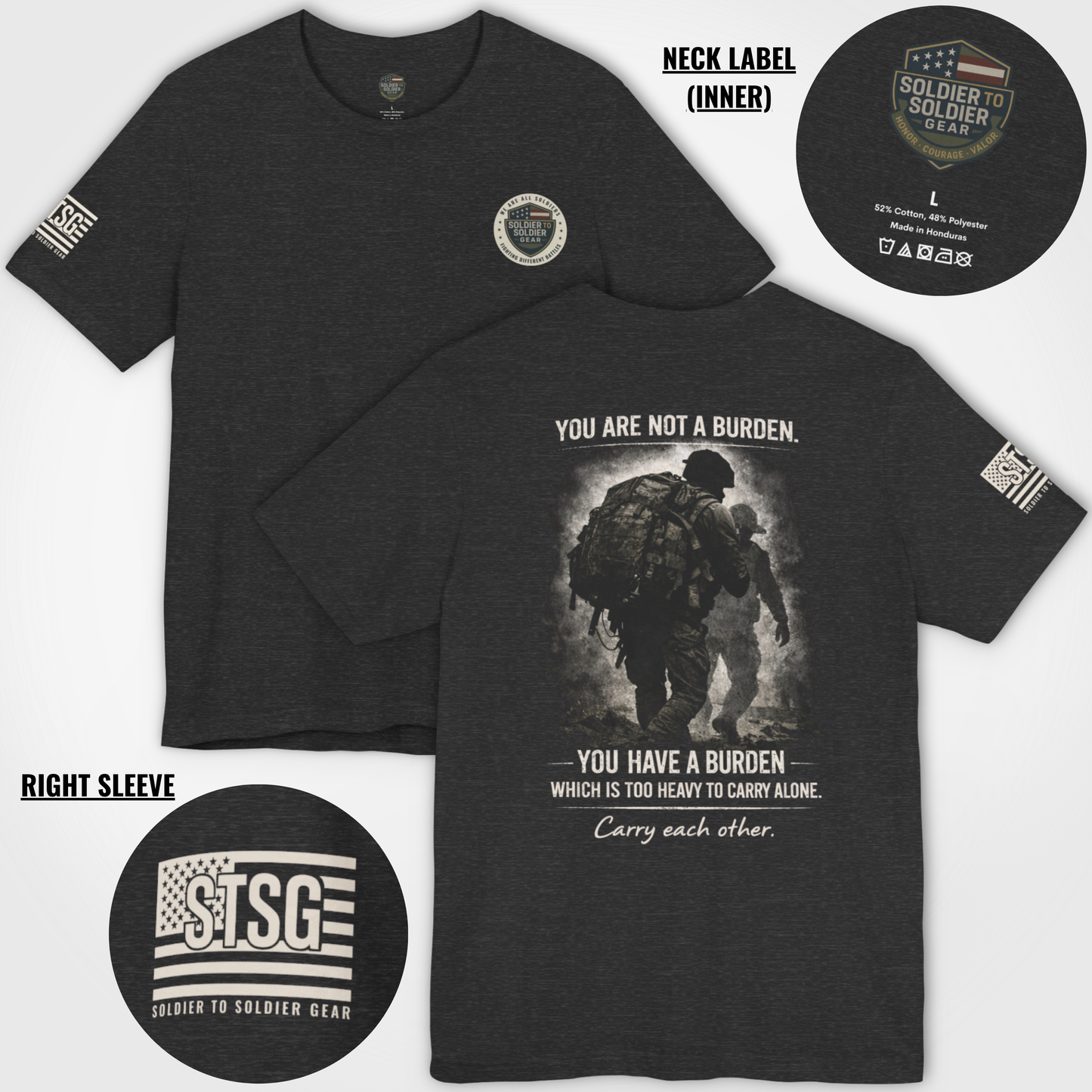 You Are Not a Burden Shirt | Veteran Mental Health Support Tee