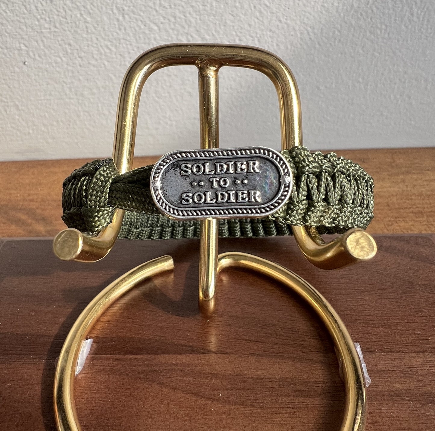 Soldier to Soldier Paracord Bracelet – Tactical Survival Bracelet with Button Loop Closure