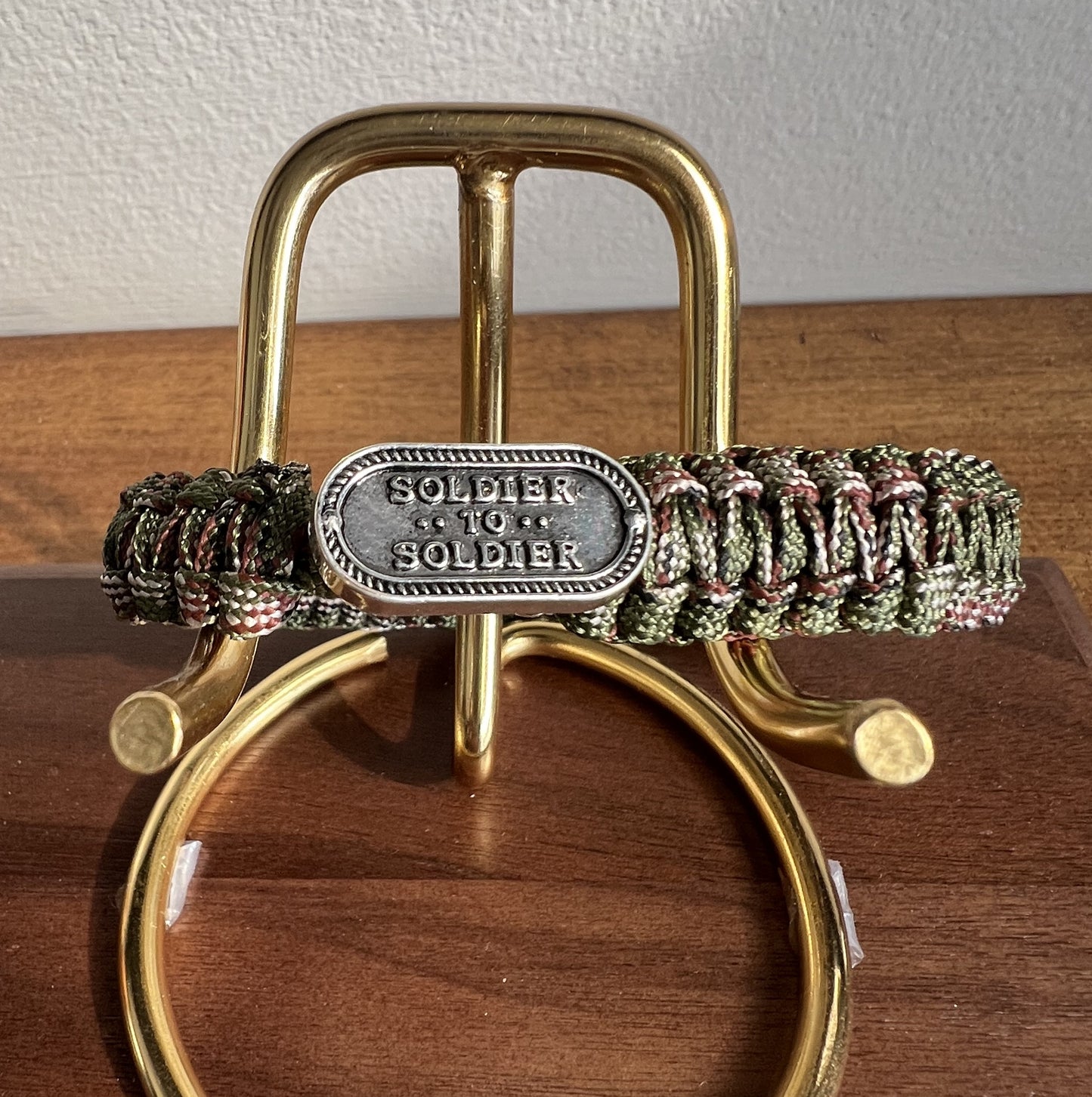 Soldier to Soldier Paracord Bracelet – Tactical Survival Bracelet with Button Loop Closure