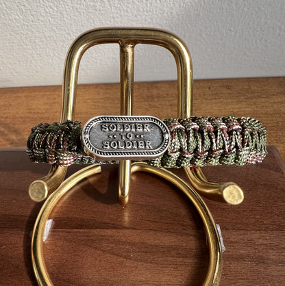 Soldier to Soldier Paracord Bracelet – Tactical Survival Bracelet with Button Loop Closure