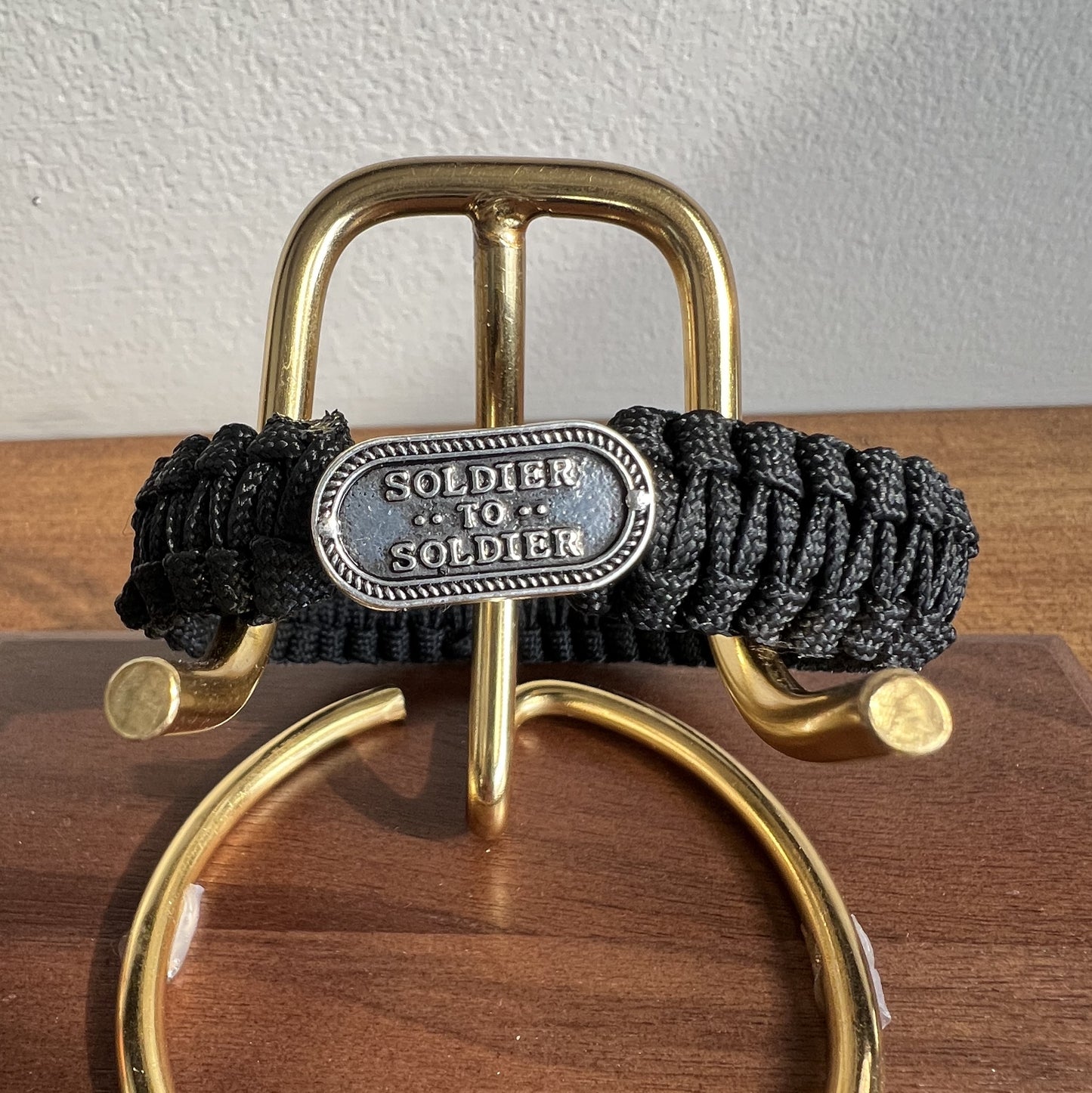 Soldier to Soldier Paracord Bracelet – Tactical Survival Bracelet with Button Loop Closure