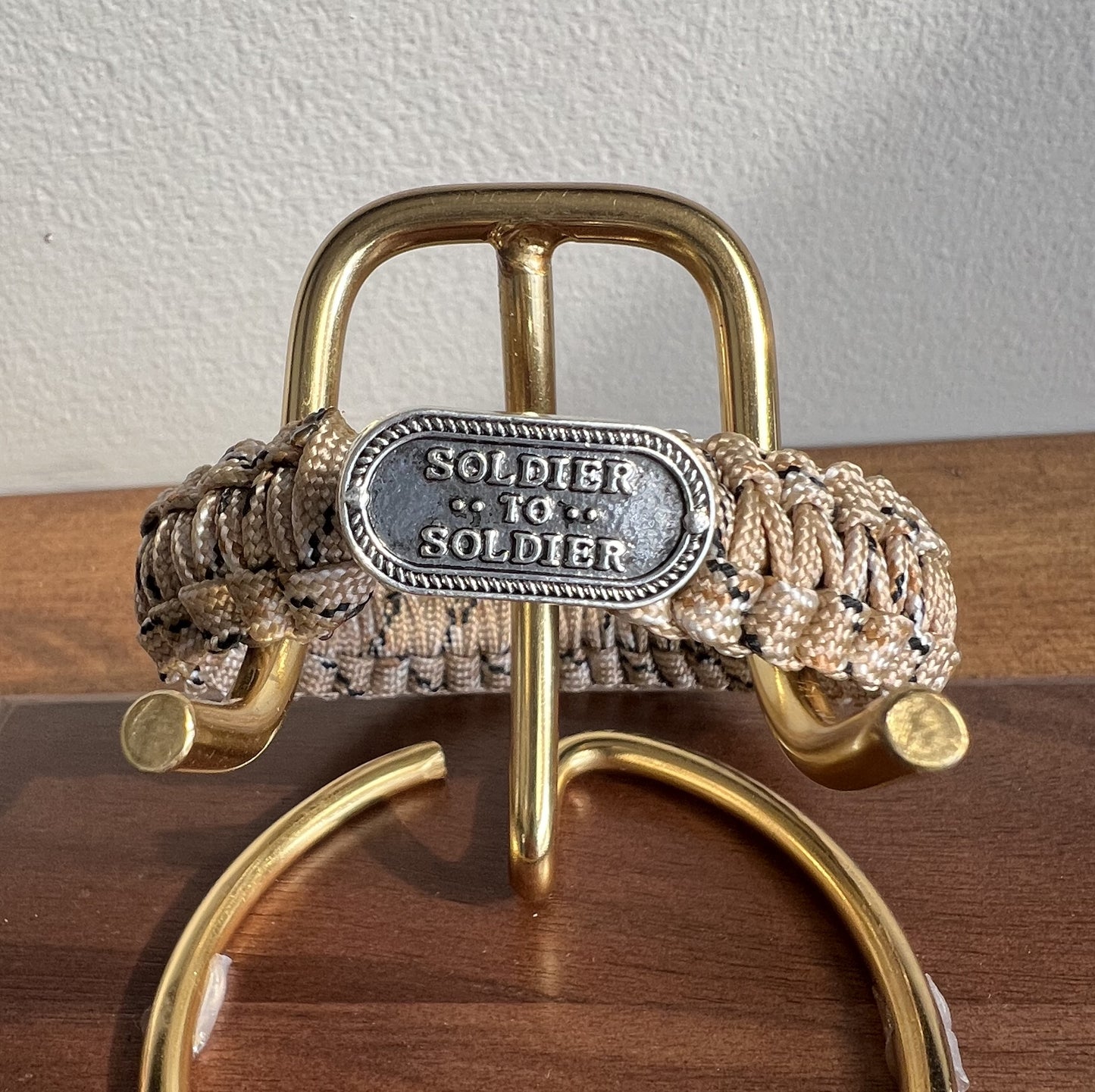 Soldier to Soldier Paracord Bracelet – Tactical Survival Bracelet with Button Loop Closure