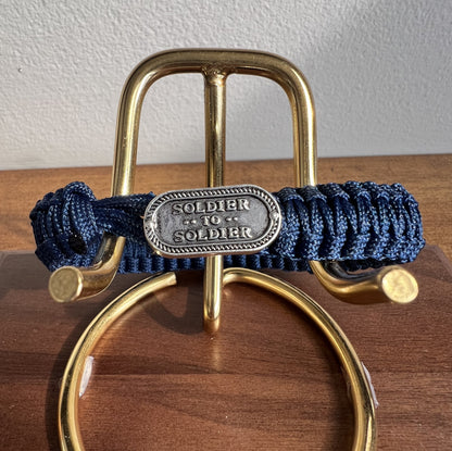 Soldier to Soldier Paracord Bracelet – Tactical Survival Bracelet with Button Loop Closure