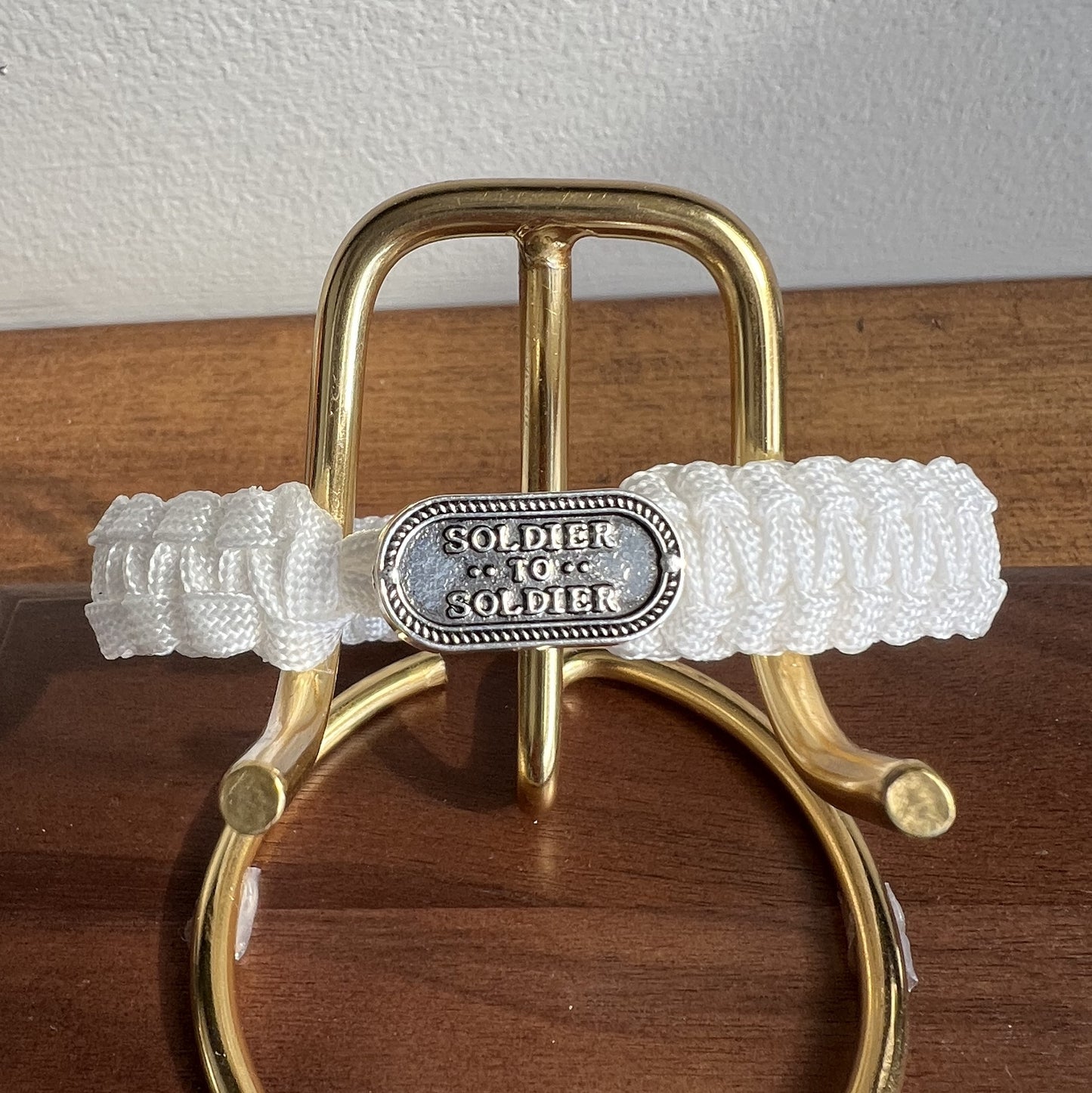 Soldier to Soldier Paracord Bracelet – Tactical Survival Bracelet with Button Loop Closure