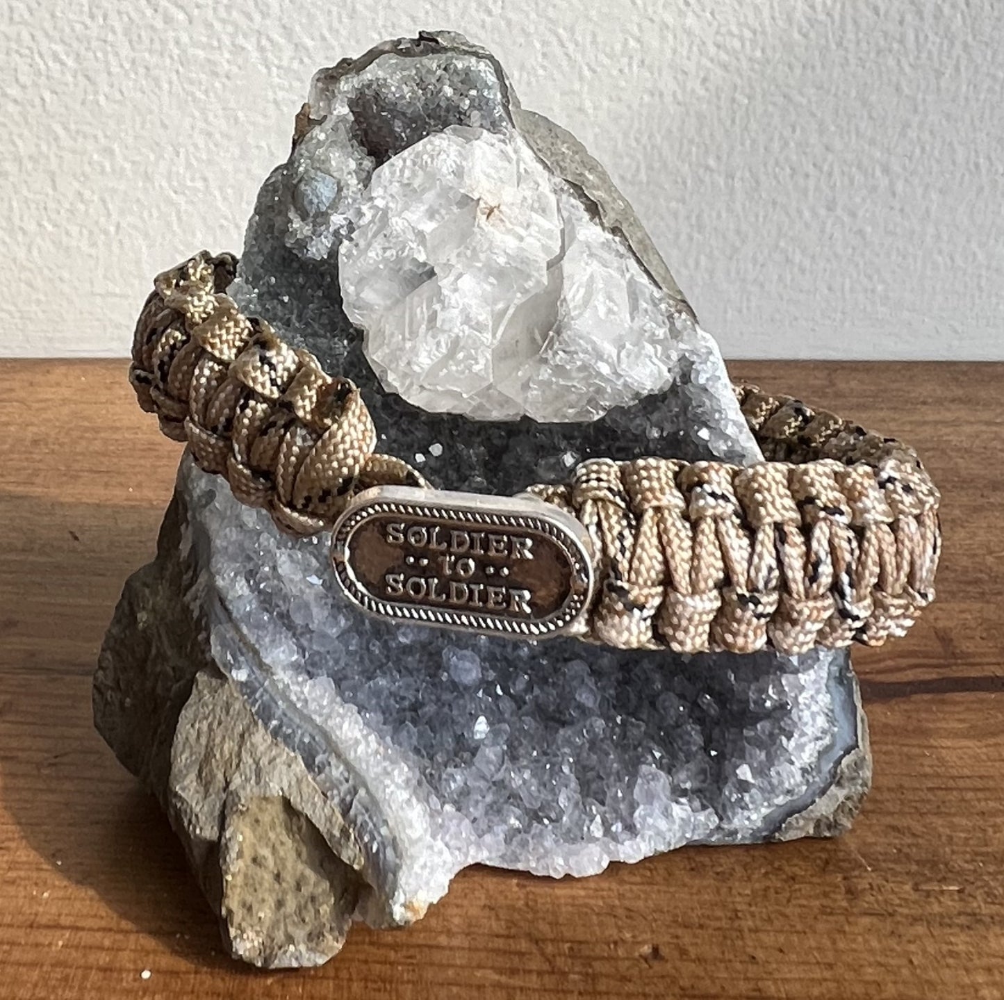 Soldier to Soldier Paracord Bracelet – Tactical Survival Bracelet with Button Loop Closure