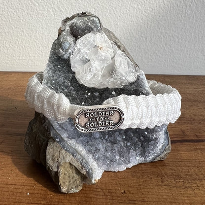 Soldier to Soldier Paracord Bracelet – Tactical Survival Bracelet with Button Loop Closure