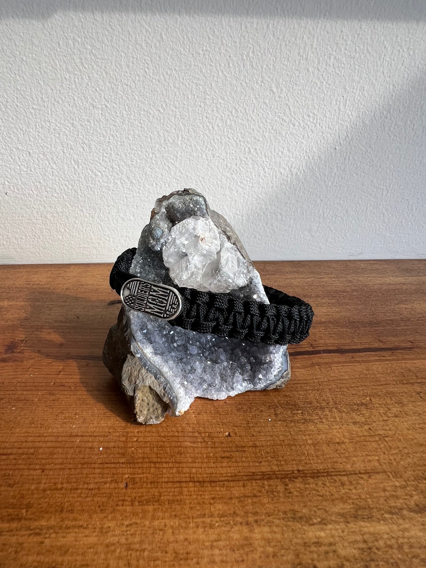 Soldier's Parents Dad Mom Paracord Bracelet – Tactical Survival Bracelet with Button Loop Closure