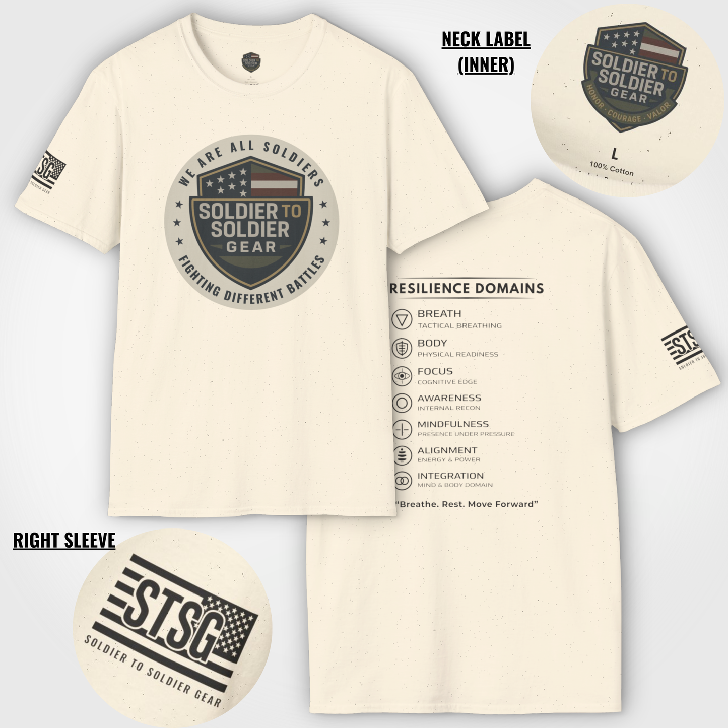 Military Resilience Shirt – Soldier Mindset Tactical Motivational Tee | Veteran Inspired Apparel | Soldier to Soldier Gear